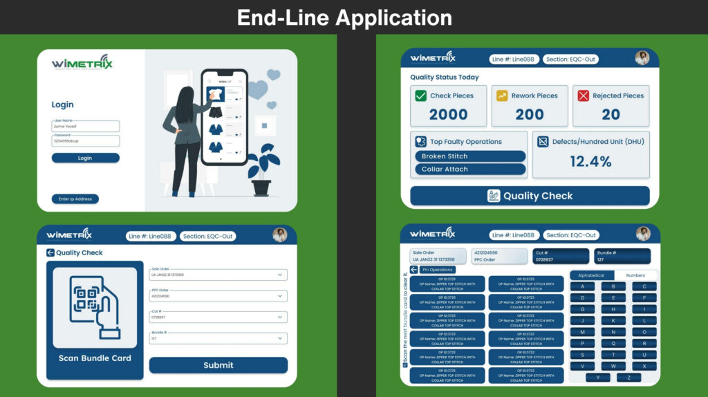 end line quality check application