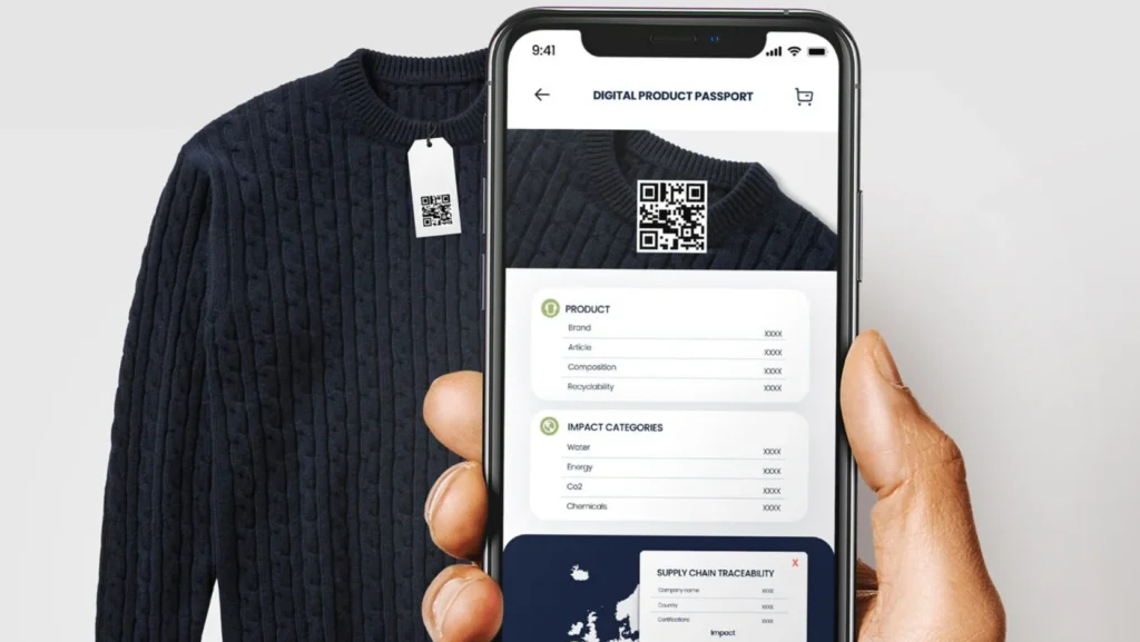 Digital product passport bar code